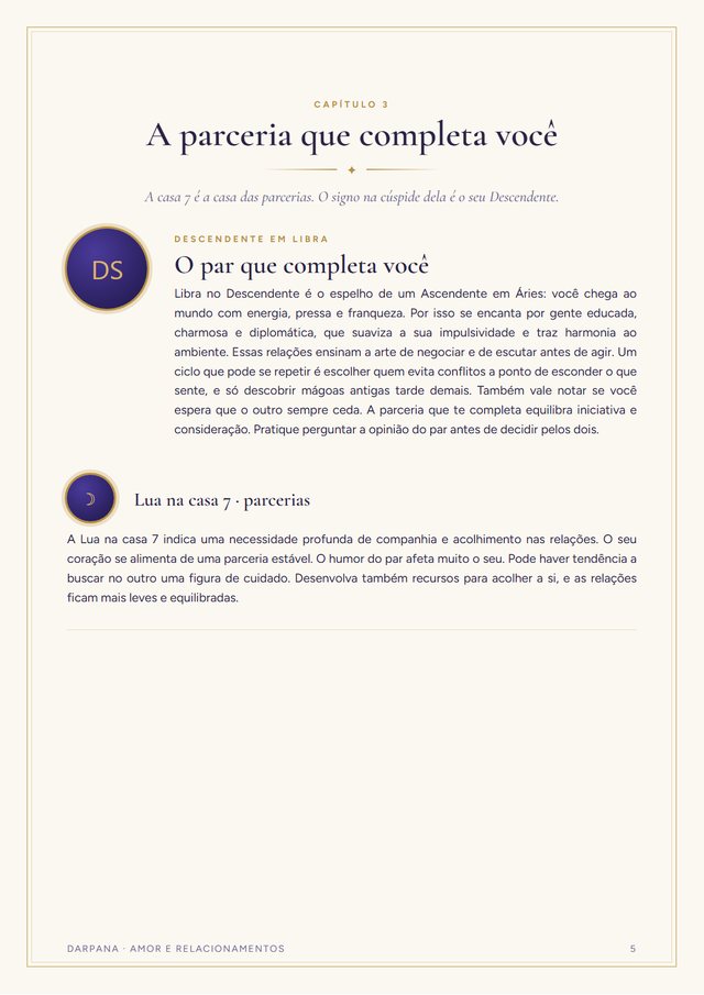 A parceria que completa você: página de amostra do Amor e Relacionamentos